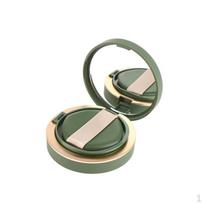 Air Cushion Box with Powder Puff, Foundation BB Cream Case, Loose Containe Mirror, gray