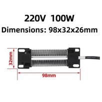 12V/24V/110V/220V 100W Insulation-Thermostatic 54A1 Heating Element New PTC Ceramic Air Heater 7