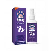 AMZ Pet Oral‑Care Spray, Mild‑Formula Spray to Freshen Pets’ Breath for Daily‑Use 1 pcs