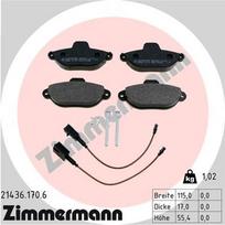 ZIMMERMANN 21436.170.6 Stabdžių trinkelių rinkinys, diskinis stabdys