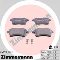 ZIMMERMANN 24693.185.1 Stabdžių trinkelių rinkinys, diskinis stabdys