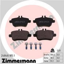 ZIMMERMANN 24848.185.1 Stabdžių trinkelių rinkinys, diskinis stabdys