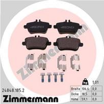 ZIMMERMANN 24848.185.2 Stabdžių trinkelių rinkinys, diskinis stabdys