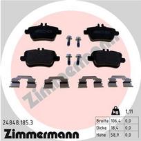 ZIMMERMANN 24848.185.3 Stabdžių trinkelių rinkinys, diskinis stabdys