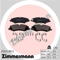 ZIMMERMANN 25022.185.2 Stabdžių trinkelių rinkinys, diskinis stabdys