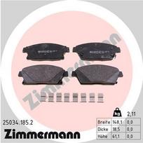 ZIMMERMANN 25034.185.2 Stabdžių trinkelių rinkinys, diskinis stabdys