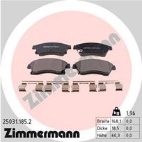 ZIMMERMANN 25031.185.2 Stabdžių trinkelių rinkinys, diskinis stabdys