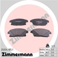 ZIMMERMANN 25034.185.1 Stabdžių trinkelių rinkinys, diskinis stabdys
