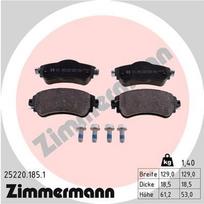 ZIMMERMANN 25220.185.1 Stabdžių trinkelių rinkinys, diskinis stabdys