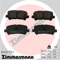 ZIMMERMANN 25434.175.1 Stabdžių trinkelių rinkinys, diskinis stabdys