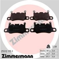 ZIMMERMANN 25512.175.1 Stabdžių trinkelių rinkinys, diskinis stabdys