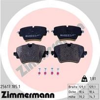 ZIMMERMANN 25617.185.1 Stabdžių trinkelių rinkinys, diskinis stabdys