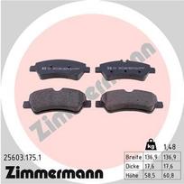 ZIMMERMANN 25603.175.1 Stabdžių trinkelių rinkinys, diskinis stabdys