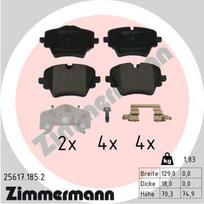 ZIMMERMANN 25617.185.2 Stabdžių trinkelių rinkinys, diskinis stabdys