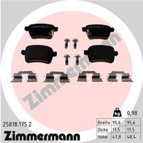 ZIMMERMANN 25818.175.2 Stabdžių trinkelių rinkinys, diskinis stabdys