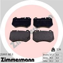 ZIMMERMANN 25997.185.1 Stabdžių trinkelių rinkinys, diskinis stabdys