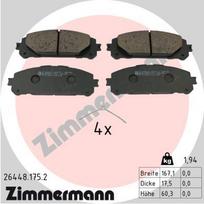 ZIMMERMANN 26448.175.2 Stabdžių trinkelių rinkinys, diskinis stabdys