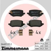 ZIMMERMANN 26487.175.2 Stabdžių trinkelių rinkinys, diskinis stabdys