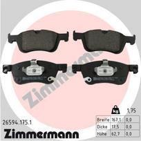 ZIMMERMANN 26594.175.1 Stabdžių trinkelių rinkinys, diskinis stabdys