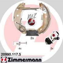 ZIMMERMANN 20990.117.5 Stabdžių trinkelių komplektas