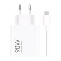 Xiaomi Wall Charger, 90W, 6.1A, 1 x USB-A, with USB-C Cable, White