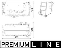 MAHLE CRT 97 000P Išsiplėtimo bakelis, aušinimo skystis