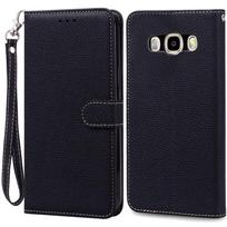 Samsung Galaxy J5 2016 dėklas Coque Samsung J5 2016 J510 J510F dėklas Odinė piniginė atverčiamas dėklas Samsung Galaxy J5 J510F dėklui J5 2016 J510 J510F black