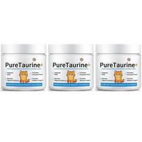 Kūno priežiūros milteliai katėms 200g, 99,9% grynas taurinas, vitaminas E, cinkas, skatina virškinimą ir stiprina imunitetą jautraus virškinimo augintiniams 3pcs