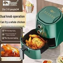 Large Capacity Smart Air Fryer with Touch Screen and Multifunctional Oven white
