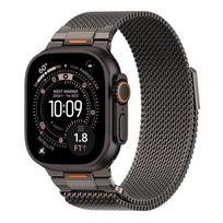 Strap For Apple Watch Bands Ultra 3 2 49mm 46mm 40mm 44mm 45mm 42mm Milanese Loop correa Bracelet iWatch Series 11 10 SE 9 8 7 6 42 44 45 49 S10-46mm black