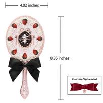 Flower Knows Strawberry Cupid Hand Mirror Cute Sweet Romantic Aesthetic Portable Vanity Mirror Kawaii Makeup Mirror Girly Gift