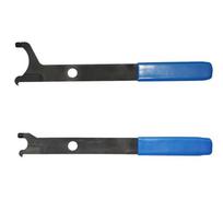 Metal Transmission Seal Puller, T20143 Double-Hook Oil Seal Removal Tool with Blue Grip for Maintenance, Replacement, and Service Tasks 1 black