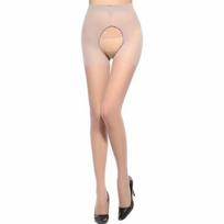 Lingerie, solid-colour sheer stockings, sexy tights, no-slip crotch stockings, women's tear-away transparent socks one size fits all balta
