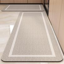 Virtuvės kilimėlis grindims Sugeriantis kilimas Neslystantis plotinis kilimas Ilgi kojų kilimėliai Alfombras De Cocina Tappeto Cucina 1pc 50x80cm white
