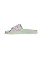 ADIDAS SPORTSWEAR Šlepetės 'ADILETTE SHOWER' pastelinė žalia / ryškiai rožinė spalva