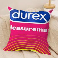 D-durex Style Cushion Cover Silky Short Plush Sofa Pillow Cover Hidden Zipper Soft Dustproof Case for Home Decor 30cmx30cm blue