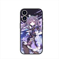 skirta Motorola Moto G54 G05 G24 G67 G55 G75 G85 G15 G57 G86 Power Edge 50 30 Ultra Fusion neo Pro dėklas Genshin Impact Ganyu Keqing Motorola Moto G9 Plus black