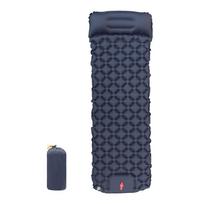 Camping Air Mattress With Built-in Pump  Ultralight Inflatable Sleeping Pad For Hiking Backpacking Travel Comfort tamsiai mėlyna spalva