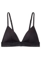Calvin Klein Underwear Bikinio viršutinė dalis šviesiai pilka / juoda