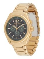 Michael Kors Analoginis (įprasto dizaino) laikrodis 'ACCELERATOR' auksas / tamsiai žalia / juoda
