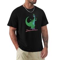 Denver the Last Dinosaur TShirt AntiFade Casual Tee Shirt M white