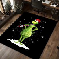 Grinčo Kalėdinis kilimas Biuro dekoratyvinis kilimas Svetainei Miegamajam Durų kilimėlis Grindų kilimas Kompiuterio kėdės plotas Kilimas puiki šventinė dovana 40x60cm( 15x23in )