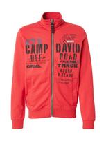 CAMP DAVID Džemperis mėlyna dūmų spalva / ryškiai raudona / juoda
