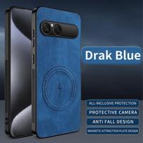 For Sony Xperia 10 VIII VII Case Simple Stylish Magnetic Suction Luxury Leather Skin-friendly Anti-drop Cover For Xperia 10VIII Xperia 10 VII mėlyna