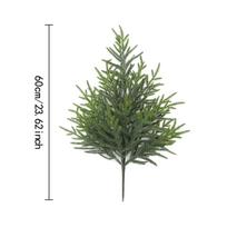 Artificial Fir Christmas Tree Real Touch Authentic Faux Greenery for gray