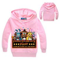 Five Nights Anime At Freddys Hoodie Childrens Hoodies New Set Head Clothing Cartoonhoodiesforkid Tag 160 rožinė