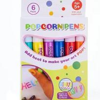 Xiaomi 6-12Pcs /set Bubble Pens,3D Popcorn Pens, Stress-relief Watercolor Pens, DIY Greeting Cards, and 3D Magic Doodles, Gel Pens pink