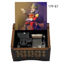 The Nutcracker Wooden Music Box Merry Christmas Musical Gift 2 Types of Movements Available Boutique Gift for Family Occasion 3 179-E7-wind