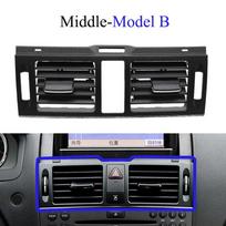 Interior W204 Black AC Air Vent Grille Outlet Cover Trim Replacement For Mercedes Benz C Class C180 C200 C230 C260 C280 C300