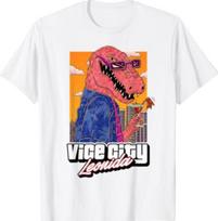 GTA Alligator Leonida Summer Graphic Cool Jason Outfit T-Shirt XL blue
